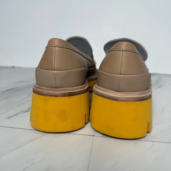 Oncept Seoul Oak Citrus Orange Lug Sole Loafer 8 1/2 - Picture 4 of 14